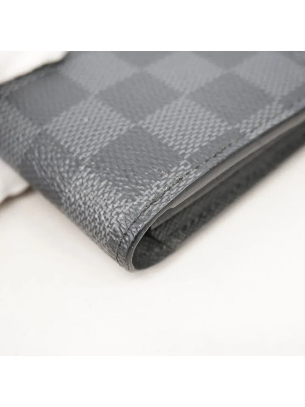 Louis Vuitton Wallet Damier Graphite Zippy Dragonne Black Gray